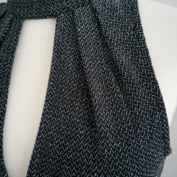 Topshop Romper in Shimmering Dark Grey/Black - Picture 3 of 7